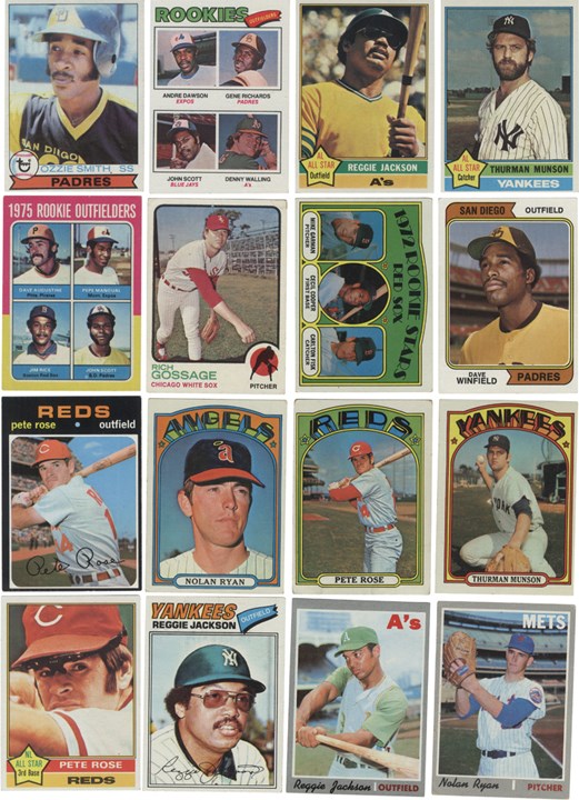 1970s Topps Hall of Famer Collection with Important Rookies (200+)