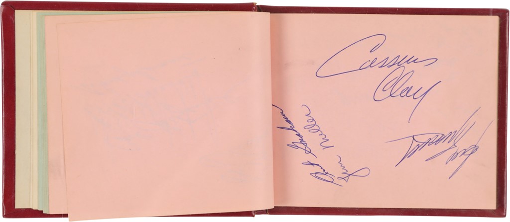 Muhammad Ali & Boxing - Early 1960s Multi-Sport Autograph Album with Cassius Clay