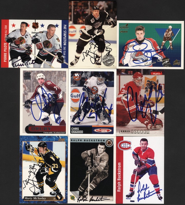 - 1960's-Present NHL Signed Trading Card Archive (4,000+)