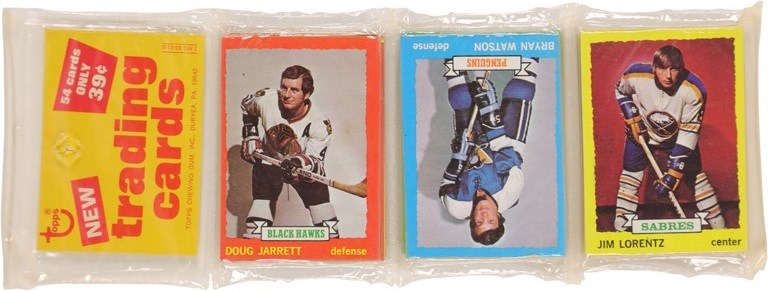 - 1973-74 Topps Hockey Unopened Rack Pack