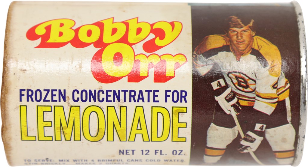 Bobby Orr And The Boston Bruins - Super Rare Bobby Orr Lemonade Can