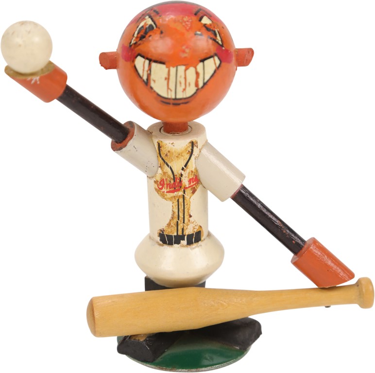 - Rare Vintage Cleveland Indians Figure