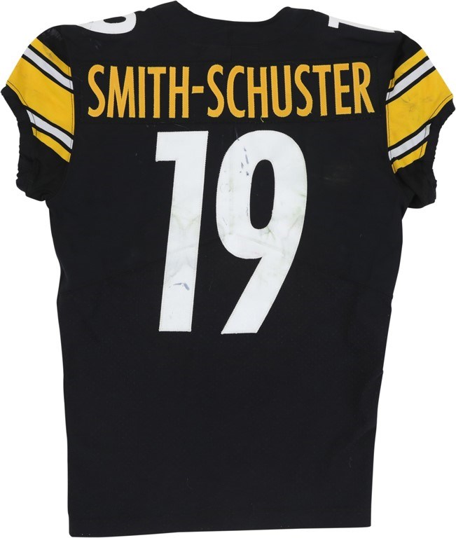 Football - 2018 JuJu Smith-Schuster Pittsburgh Steelers Game Worn Jersey (Photo-Matched)