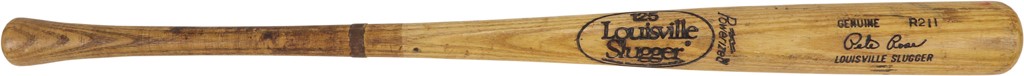 1980s Pete Rose Game Used Bat