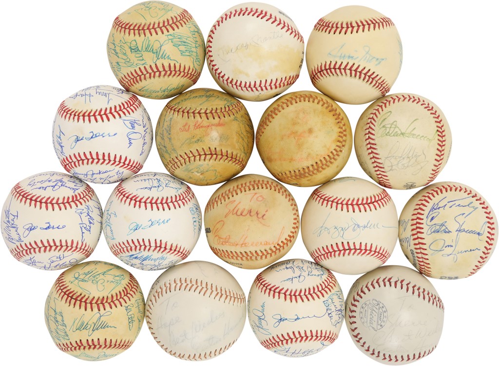 - Signed Baseball Collection with New York Emphasis (40+)