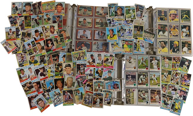 Baseball and Trading Cards - 1950's-80's Pittsburgh Pirates Card Collection with (90+) Signed (1,000+)