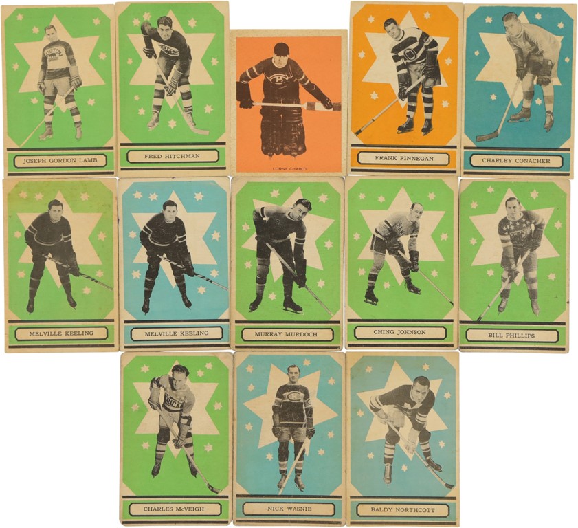 - 1933-34 Hockey Card Collection with Hall of Famers (13)