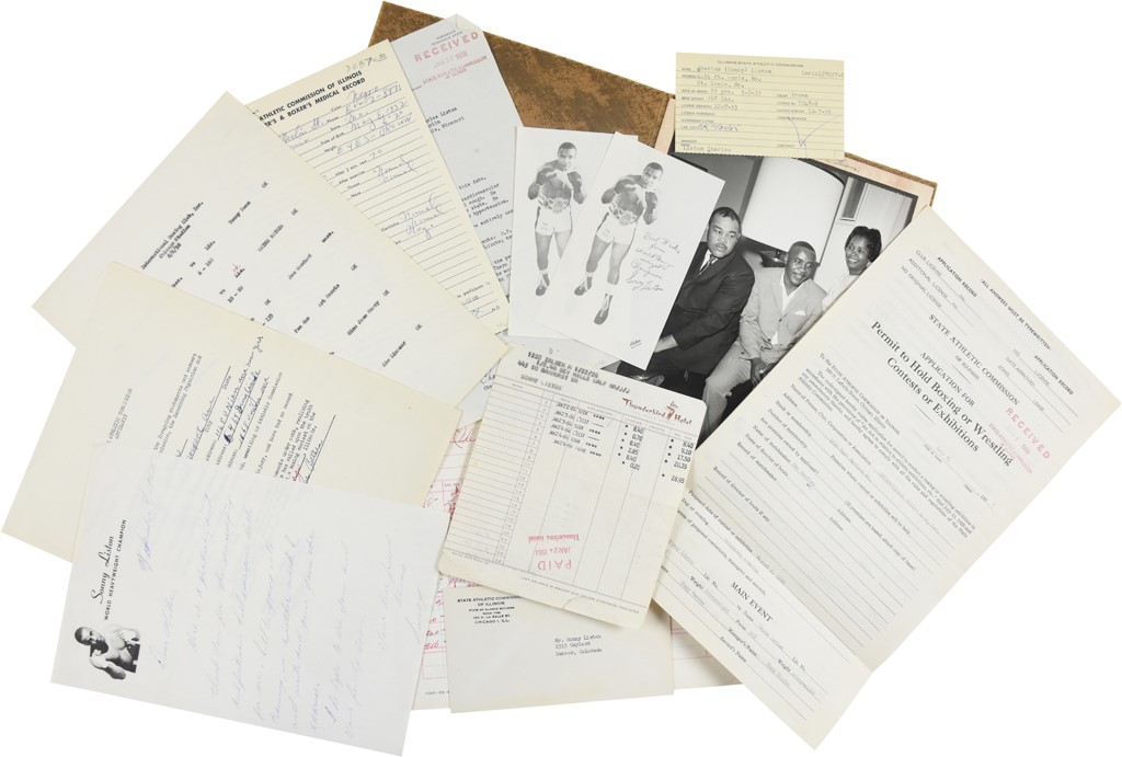 Muhammad Ali & Boxing - Sonny Liston Personal Papers Collection (10)