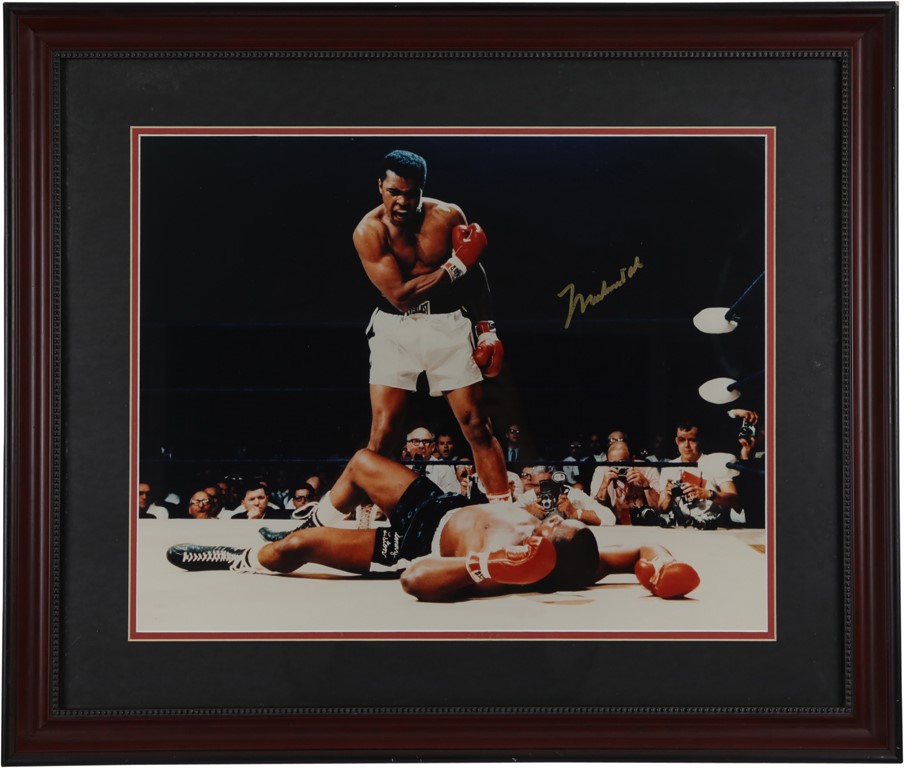 - Muhammad Ali & Joe Frazier Signed Photographs