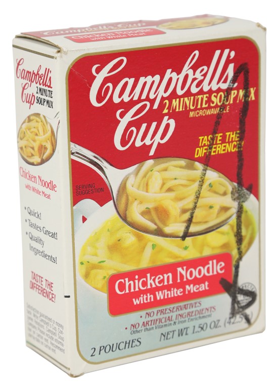 Rock And Pop Culture - Andy Warhol Signed Campbell's Soup Box