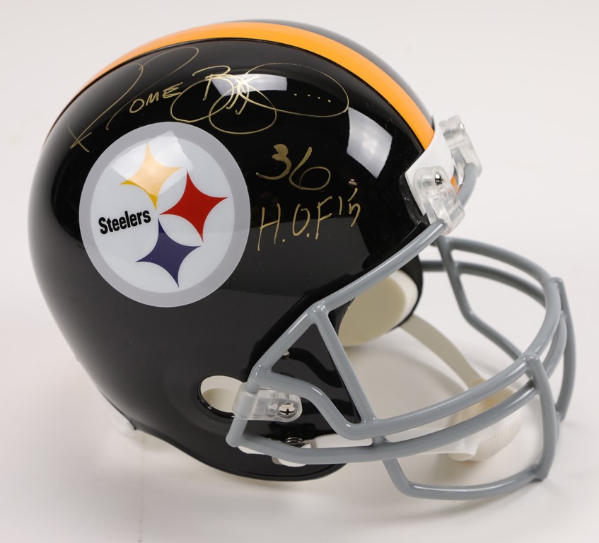 - Jerome Bettis Pittsburgh Steelers Signed Helmet