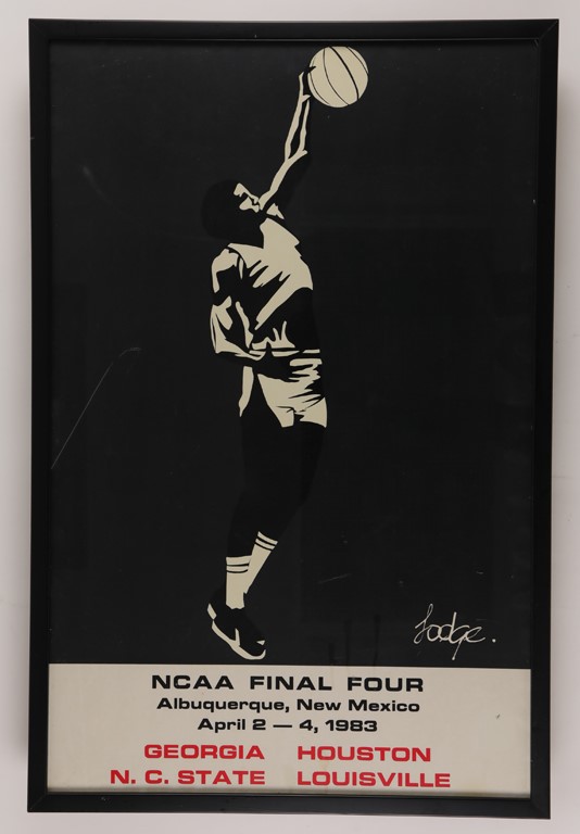 - 1983 NCAA Final Four Poster - Buzzer Beater Championship Game
