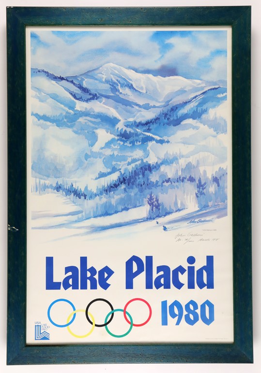 - 1980 Lake Placid Olympics Limited Edition Signed Post by John Gallucci