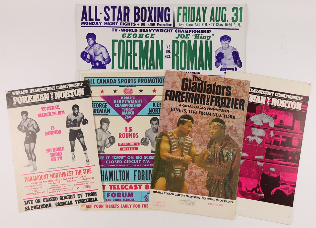 Muhammad Ali & Boxing - George Foreman Boxing Posters (6)
