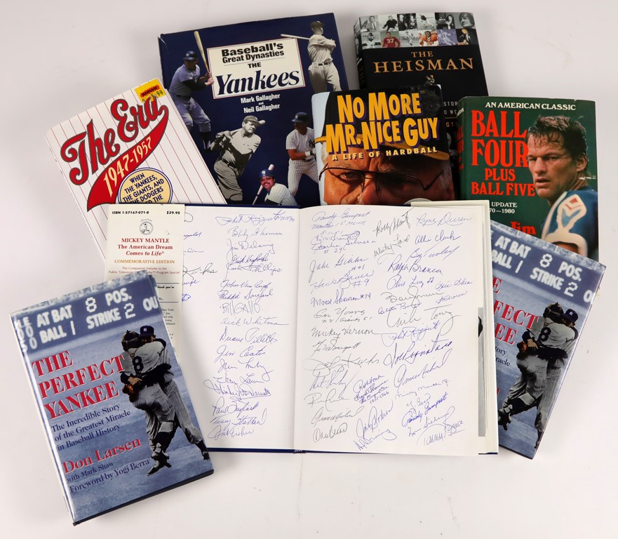 - New York Yankees & More In Person Signed Baseball Books