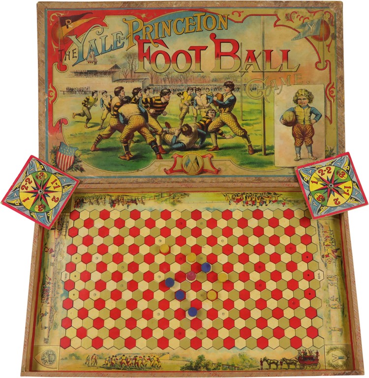 1895 Yale vs Princeton Football Game by McLoughlin Bros.