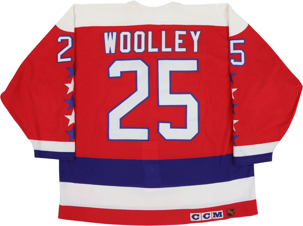 - 1992-93 Jason Woolley Washington Capitols Game Worn Jersey