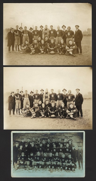 - 1915 Grayber's All Stars Real Photo Postcard & More (3)