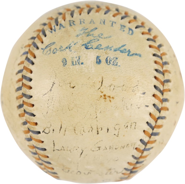 1914 Boston Red Sox vs. NL Champion Philadelphia Athletics Team Signed Baseball - From Babe Ruth's Roommate (PSA)