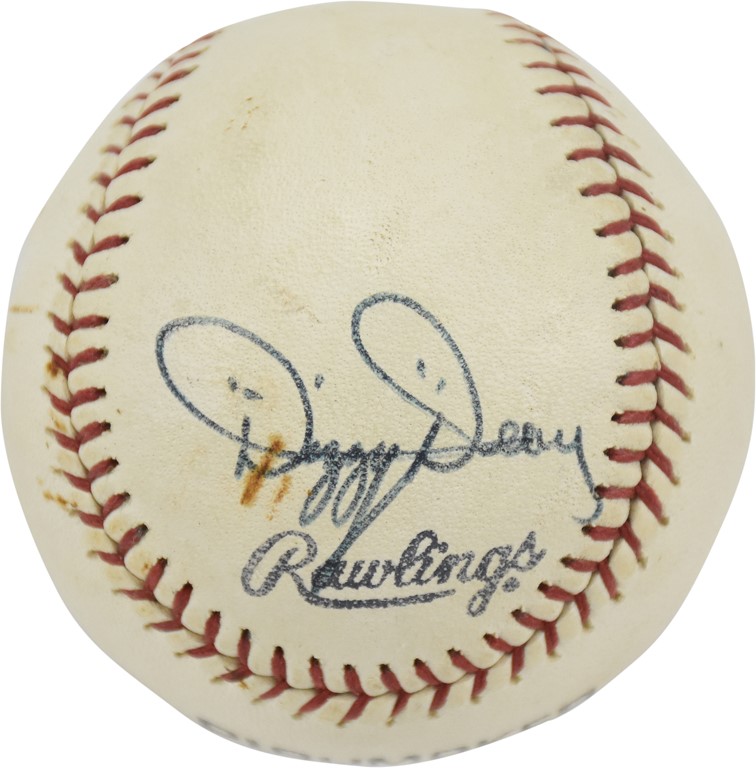 Dizzy Dean Single Signed Baseball (PSA)
