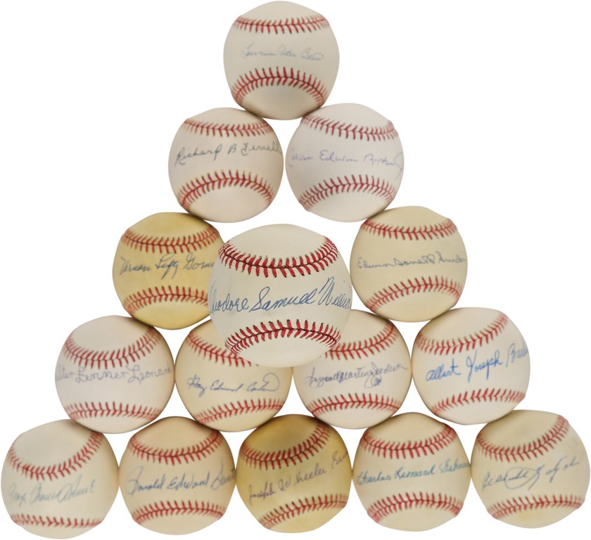 Hall of Famers Signed Full Name Baseball Collection (75+)