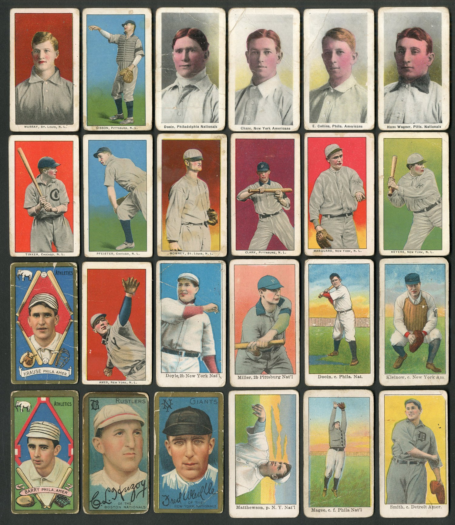 Baseball and Trading Cards - 1900's-30's E102, M116, T205, Goudey and More Collection w/Honus Wagner (45)