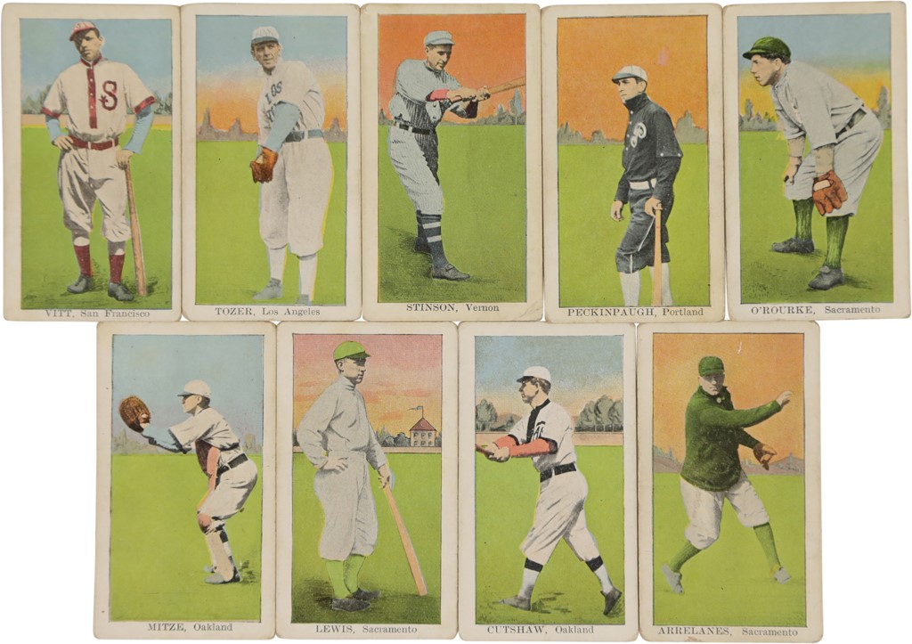 Baseball and Trading Cards - 1911 D311 Pacific Coast Biscuit Collection (9)