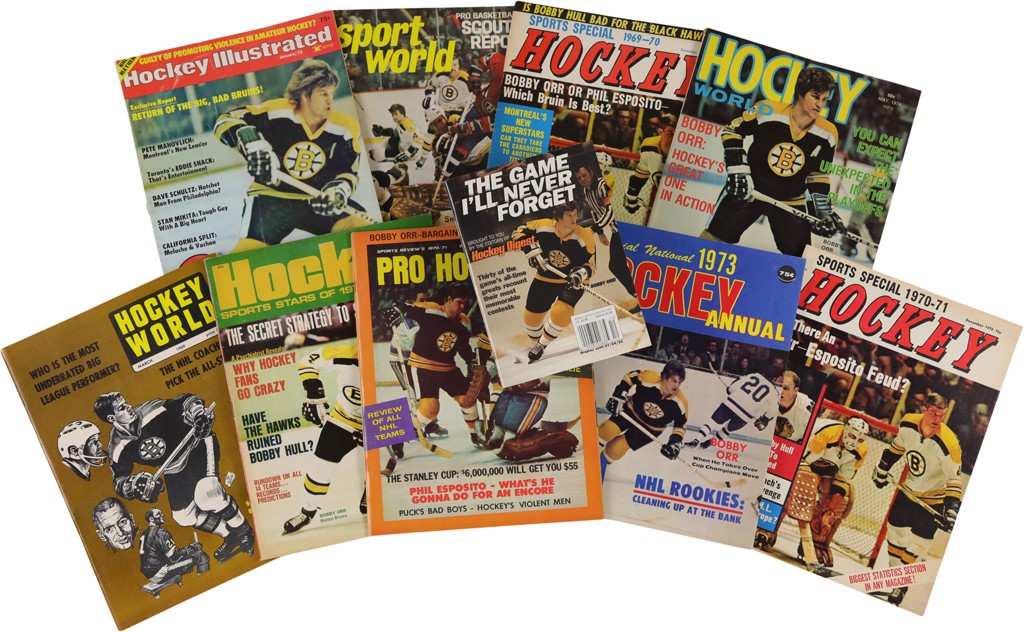 Bobby Orr And The Boston Bruins - 1970s Bobby Orr Magazine Covers (40)