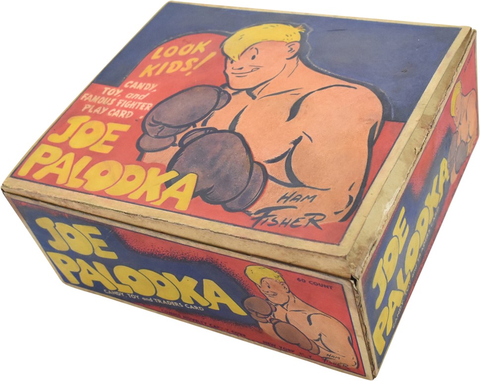 Boxing Cards - 1950's Joe Palooka Empty Counter Display Box