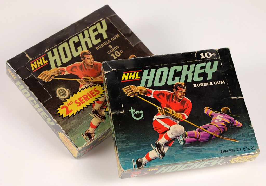 - 1970 Topps and O-Pee-Chee Hockey Display Boxes