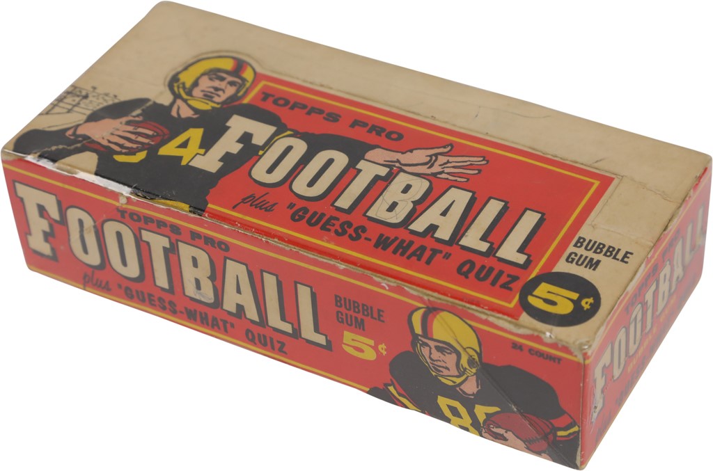 Football Cards - 1959 Topps Football Empty Display Box