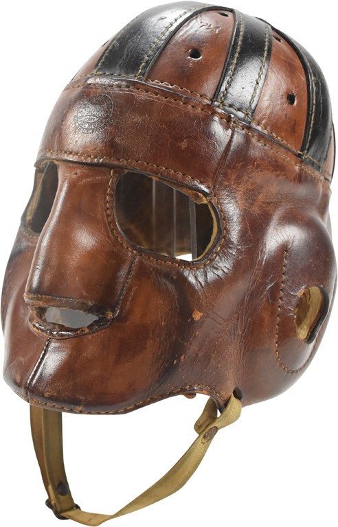 Football - Early 1930's Spalding Executioner's Style Helmet