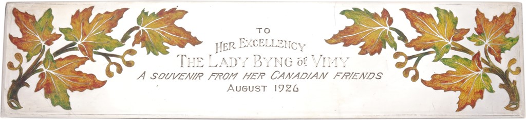 Hockey - 1926 Lady Byng Presentation Silver Bar