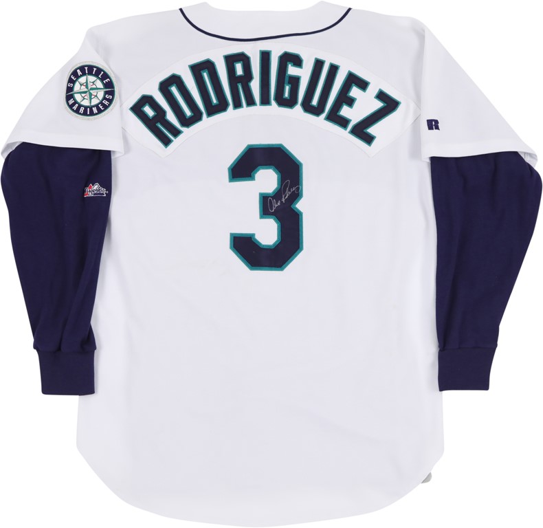 - 1998 Alex Rodriguez Seattle Mariners Signed Game Worn Jersey (A-Rod LOA)