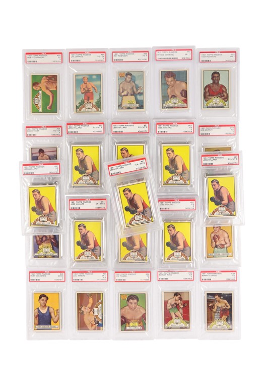 1951 Topps Ringside Boxing Graded Collection (90)
