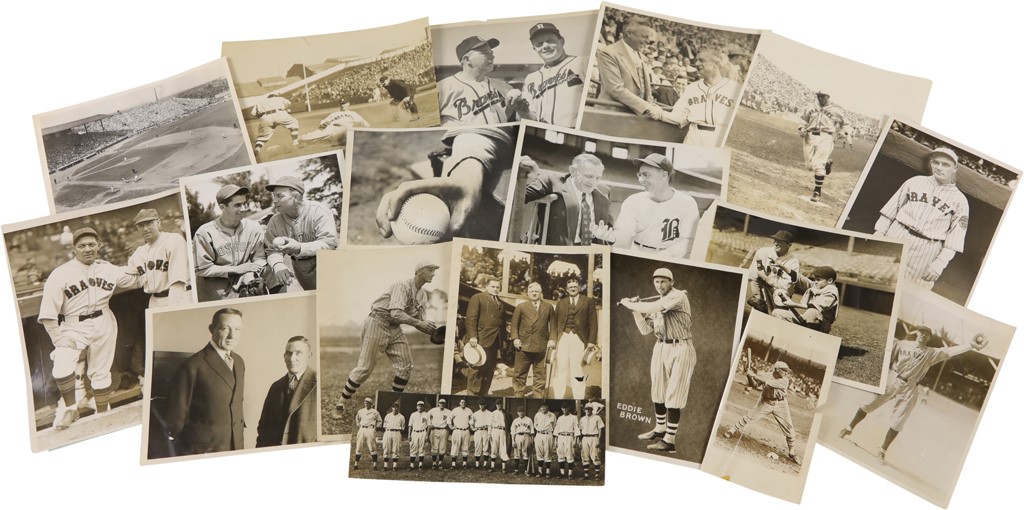 Boston Sports - Terrific 1910's-50's Boston Braves Photo Archive (175)