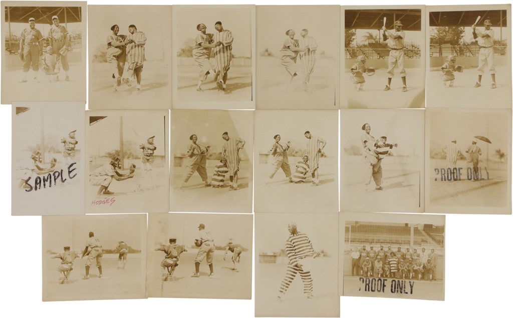 - Indianapolis Clowns One-of-a-Kind Photo Set w/RPPC (16)