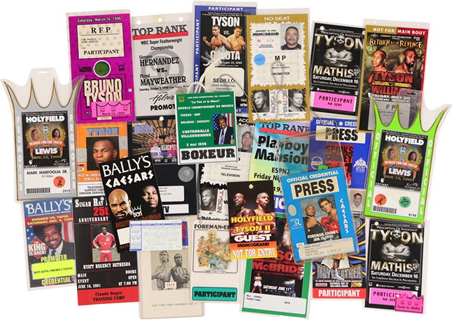 - Large Collection of Boxing Credentials (275)