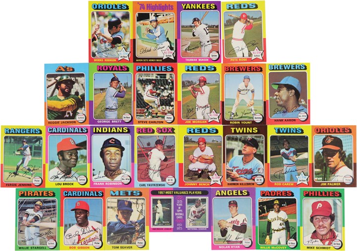 - 1975 Topps Baseball Set