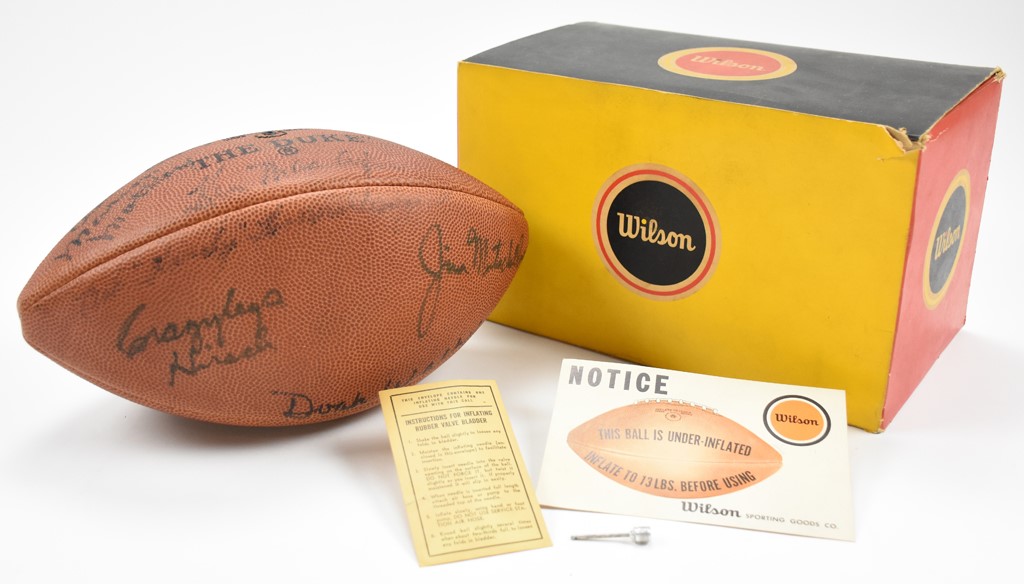 - Early NFL Greats Signed 1970's "Duke" Official NFL Football in Original Box
