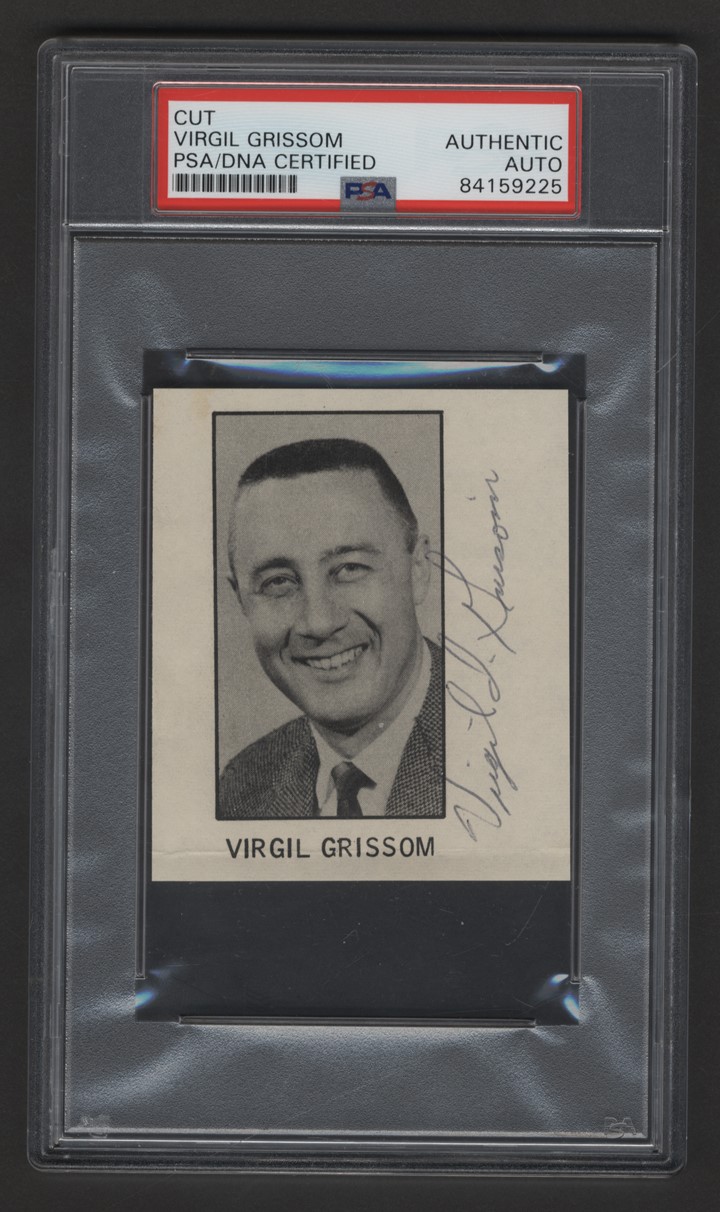 Virgil "Gus" Grissom Signed Photo with NASA LOA (PSA)