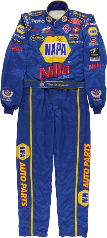 Olympics and All Sports - 2003 Michael Waltrip "The Winston" Signed Race Worn Fire Suit