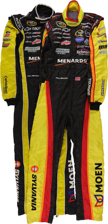 - Pair of Paul Menard Race Worn Fire Suits