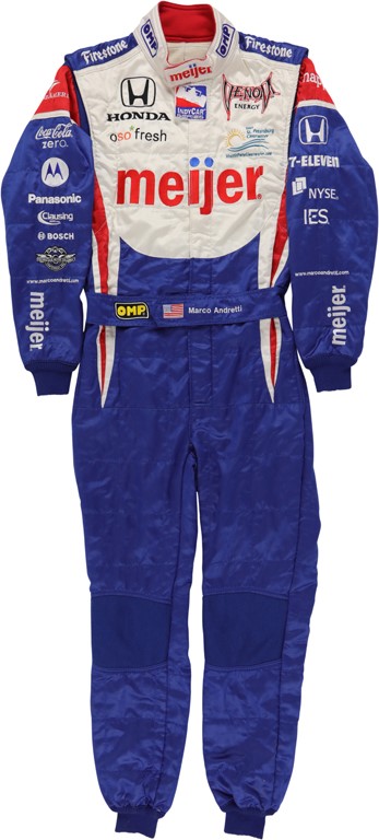 2009 Marco Andretti Race Worn Fire Suit (Andretti LOA)