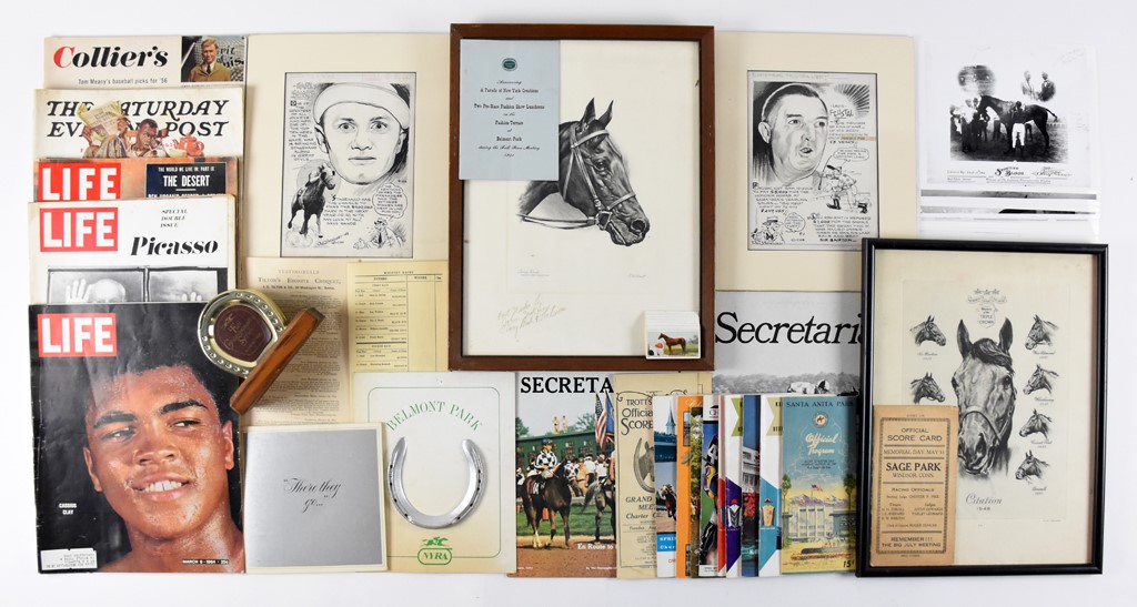 Horse Racing - 1920's-Present Horse Racing Memorabilia Collection (50+)