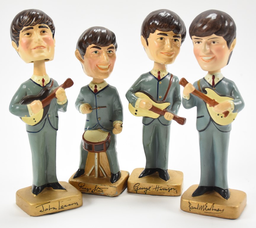 Rock And Pop Culture - 1964 Beatles Bobbing Head Complete Set