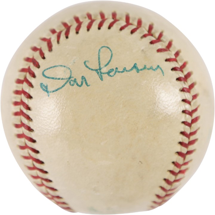 - Don Larsen Perfect Game Baseball (Ex-Charlie Sheen Collection)