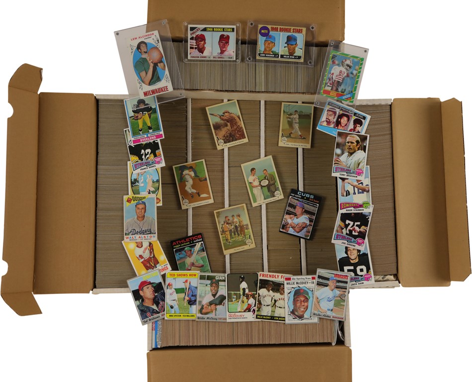 - 1950's-80's Multi-Sport Card Collection with Important Rookies, Complete Sets, & More (16,000+ Cards)