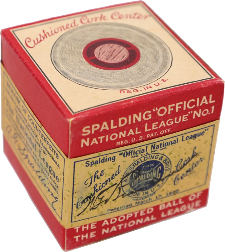 Dick Hoblitzell Collection - Beautiful 1928-33 Spalding Official National League John Heydler Sealed Baseball from Babe Ruth's Roommate