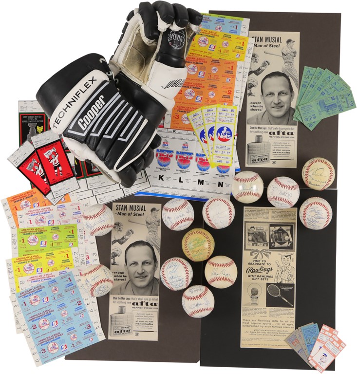 - Multi-Sport Autograph, Ticket & Game Used Collection (350+)